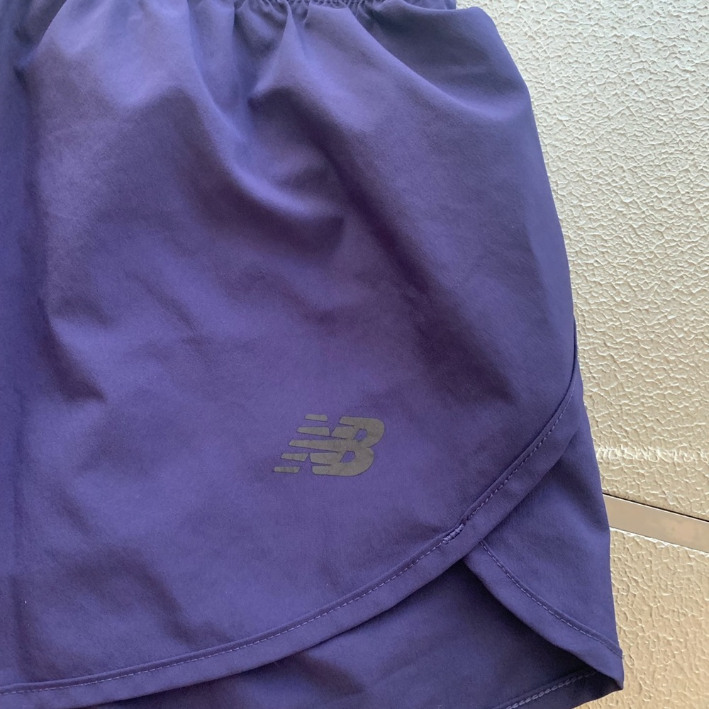 Purple New Balance Running Shorts - Picture 2 of 5